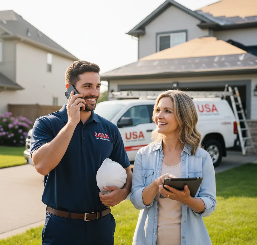 USA Roof Repair Experts customer support in Clayton